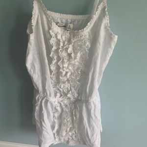 Abercrombie kids white blouse!